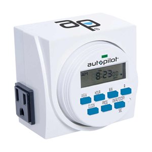 Autopilot Digital Dual Timer 7 Day